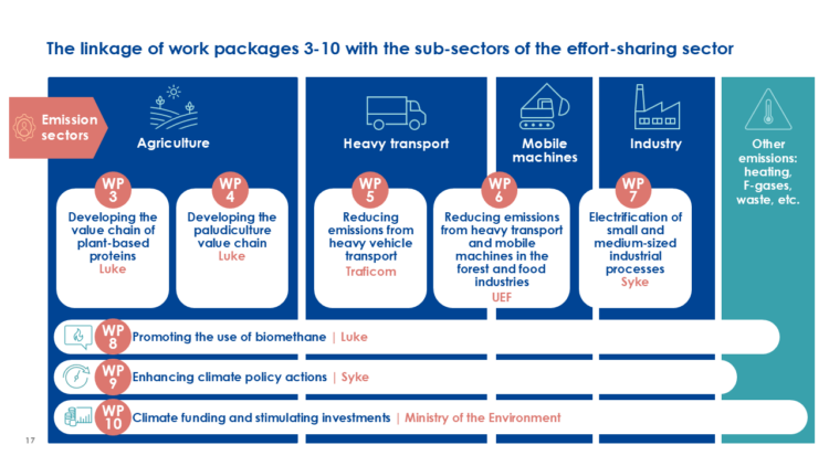 all the ACE work packages explained in text format